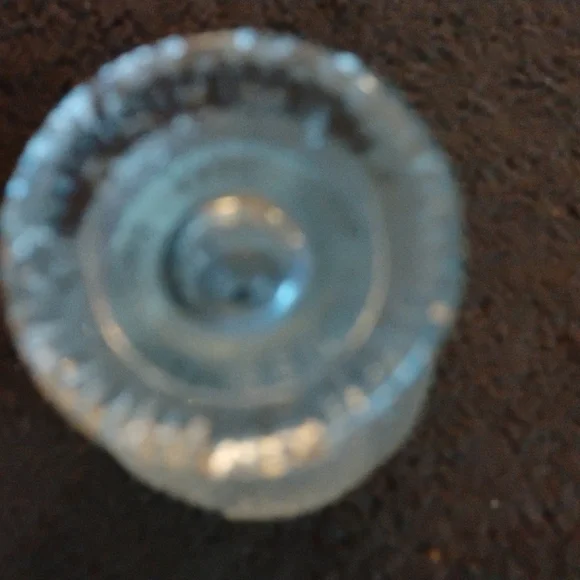 VINTAGE ADAM GLASS/  CRYSTAL EMPTY PERFUME BOTTLE,  MADE IN  ITALY! - Picture 11 of 14